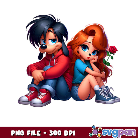 Cute Cartoon Characters PNG File, High Quality 300 DPI PNG