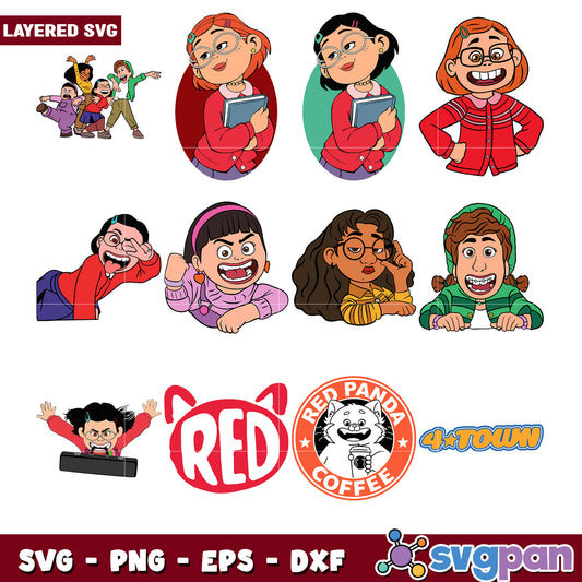 Cute Character Bundle SVG for Creative Projects