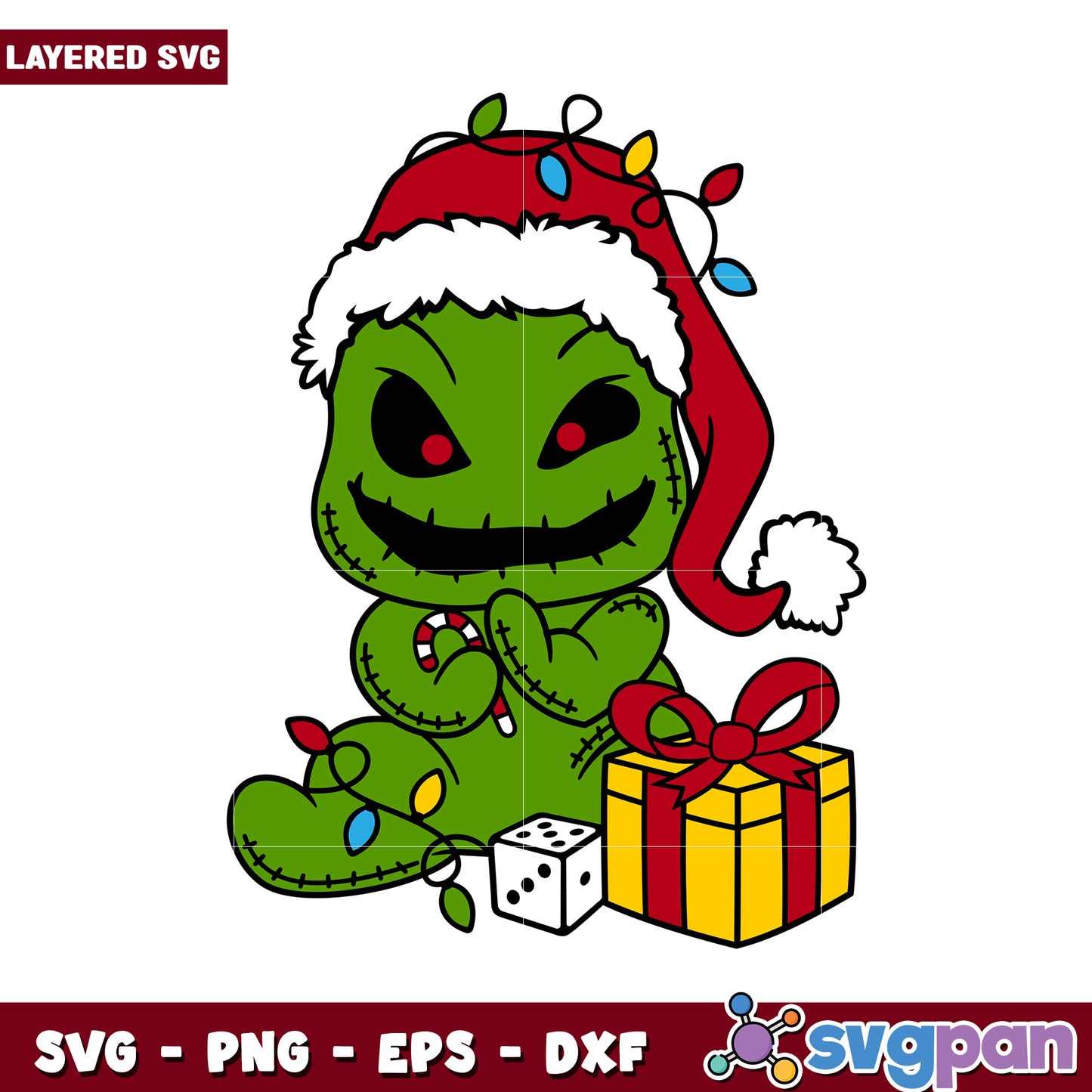 Cute Christmas Character SVG Design, Perfect for Holiday Crafts