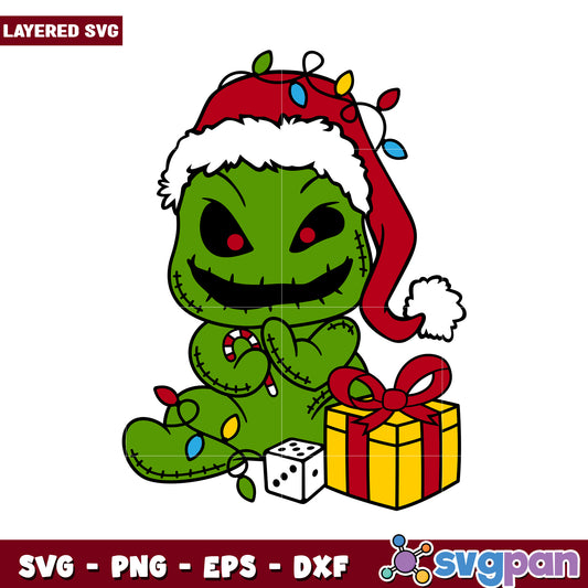 Cute Christmas Character SVG Design, Perfect for Holiday Crafts