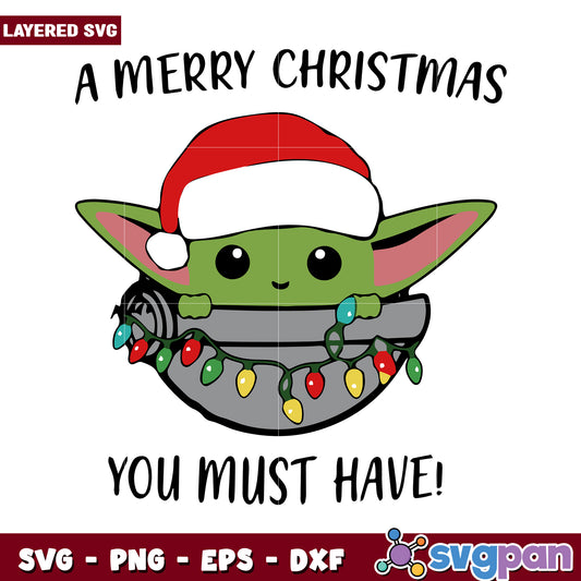 Cute Christmas SVG design, perfect for festive projects and gifts