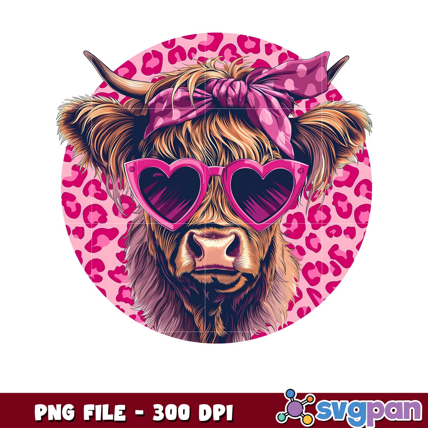 Cute Cow in Sunglasses Graphic, Perfect for T-Shirts Design