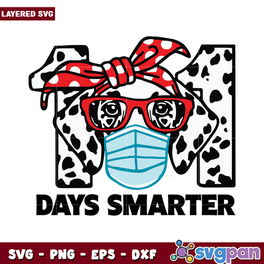 Cute Dog with Glasses Design, Perfect for Fun Projects and Crafts