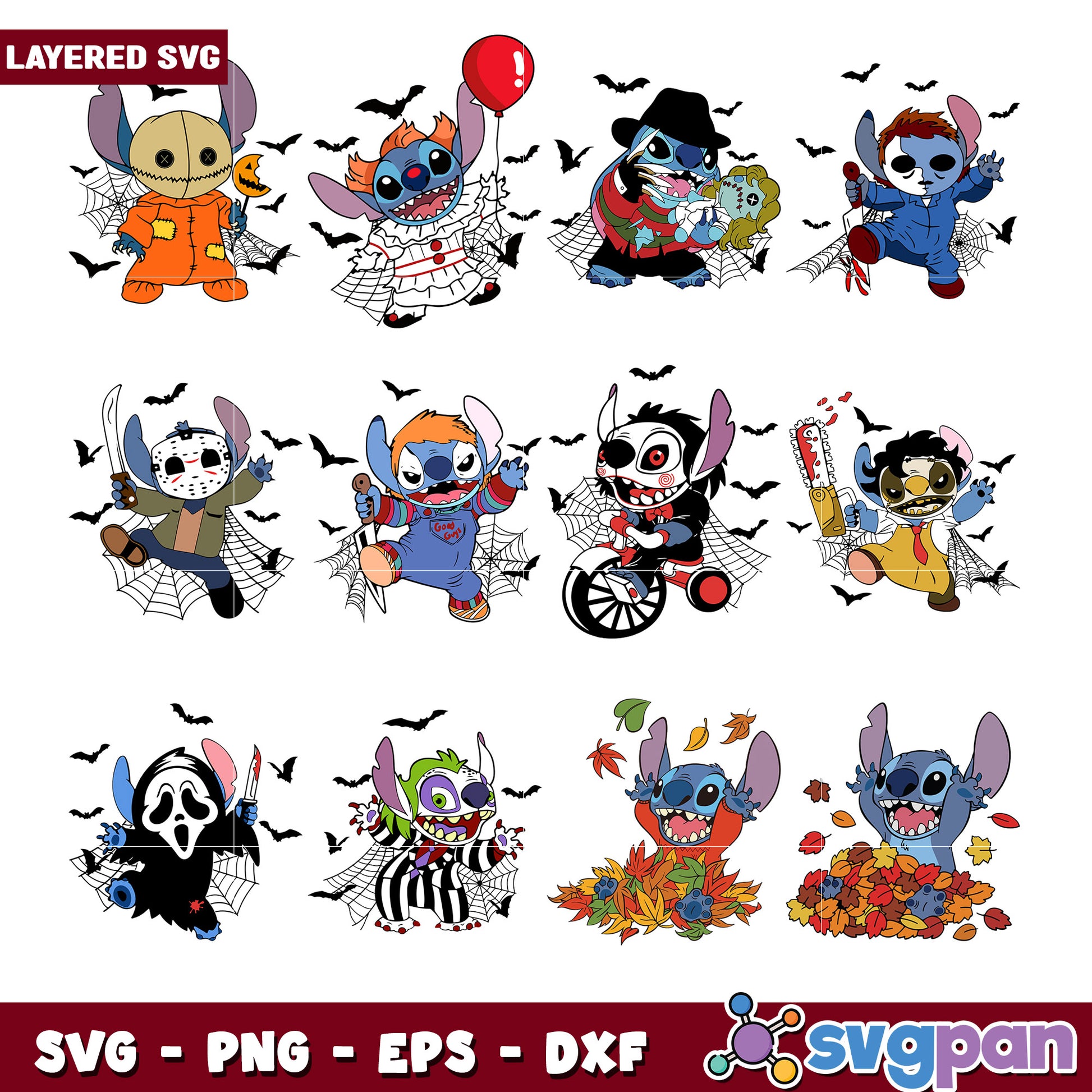 Cute Halloween Bundle with SVG PNG Designs 2023