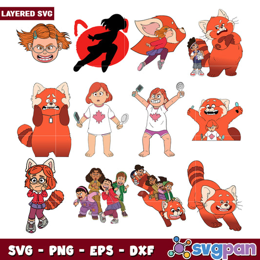 Cute Layered SVG Bundle for Kids Crafts and Designs