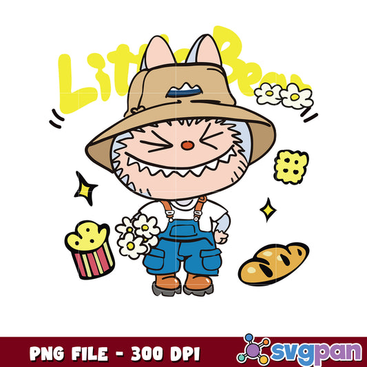 Cute Little Bean PNG Clipart 300 DPI