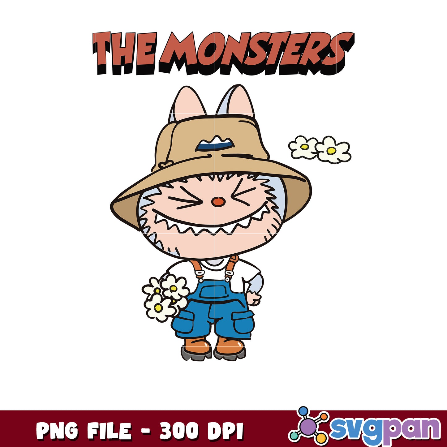 Cute Monster PNG Image 300 DPI Download
