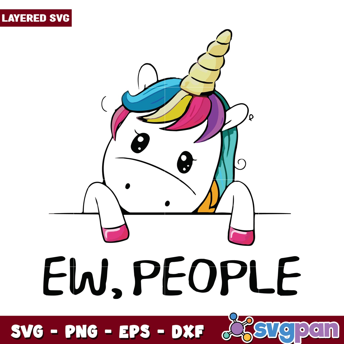 Cute Unicorn Graphic Design, Perfect for Fun Projects and Crafts