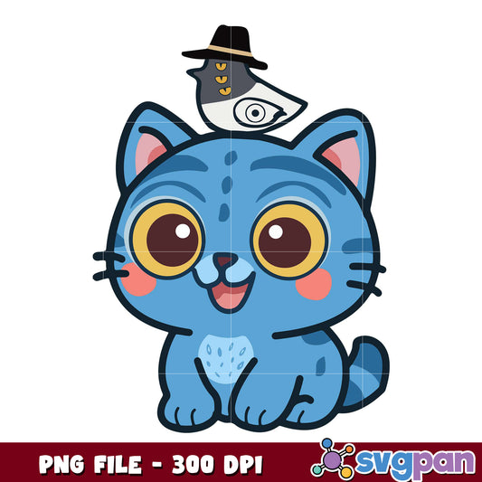 Cute blue tiger derpy png, blue tiger png, derpy tiger png