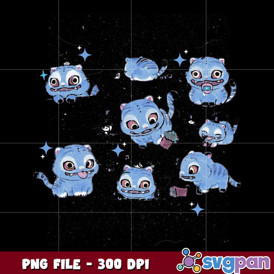 Cute emontions of derpy png, kpop demon hunter png, netflix cartoon png