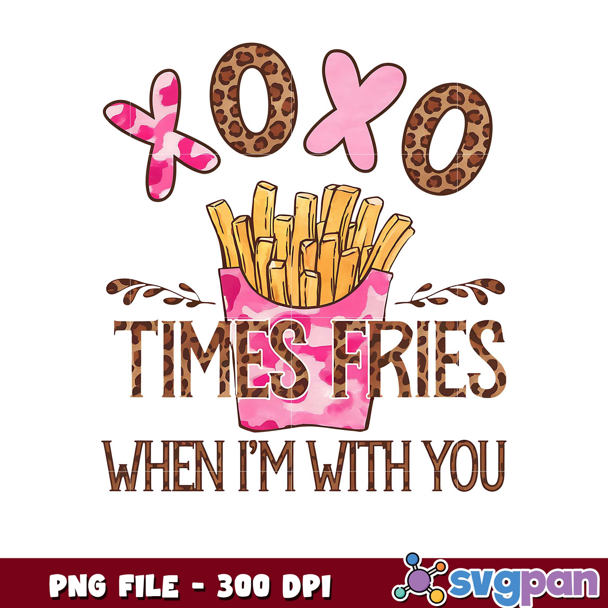 Cute fries design for fun graphics, perfect for gifts