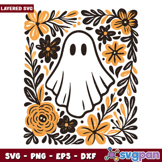 Cute ghoul halloween svg, spooky season svg, halloween vacation svg