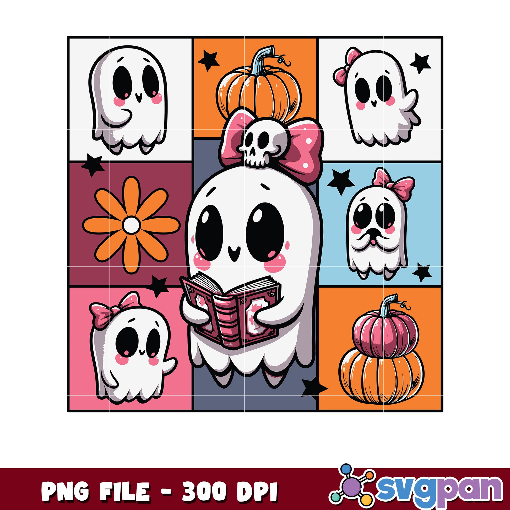 Cute halloween ghost png, halloween ghoul​​ png, cute ghost png