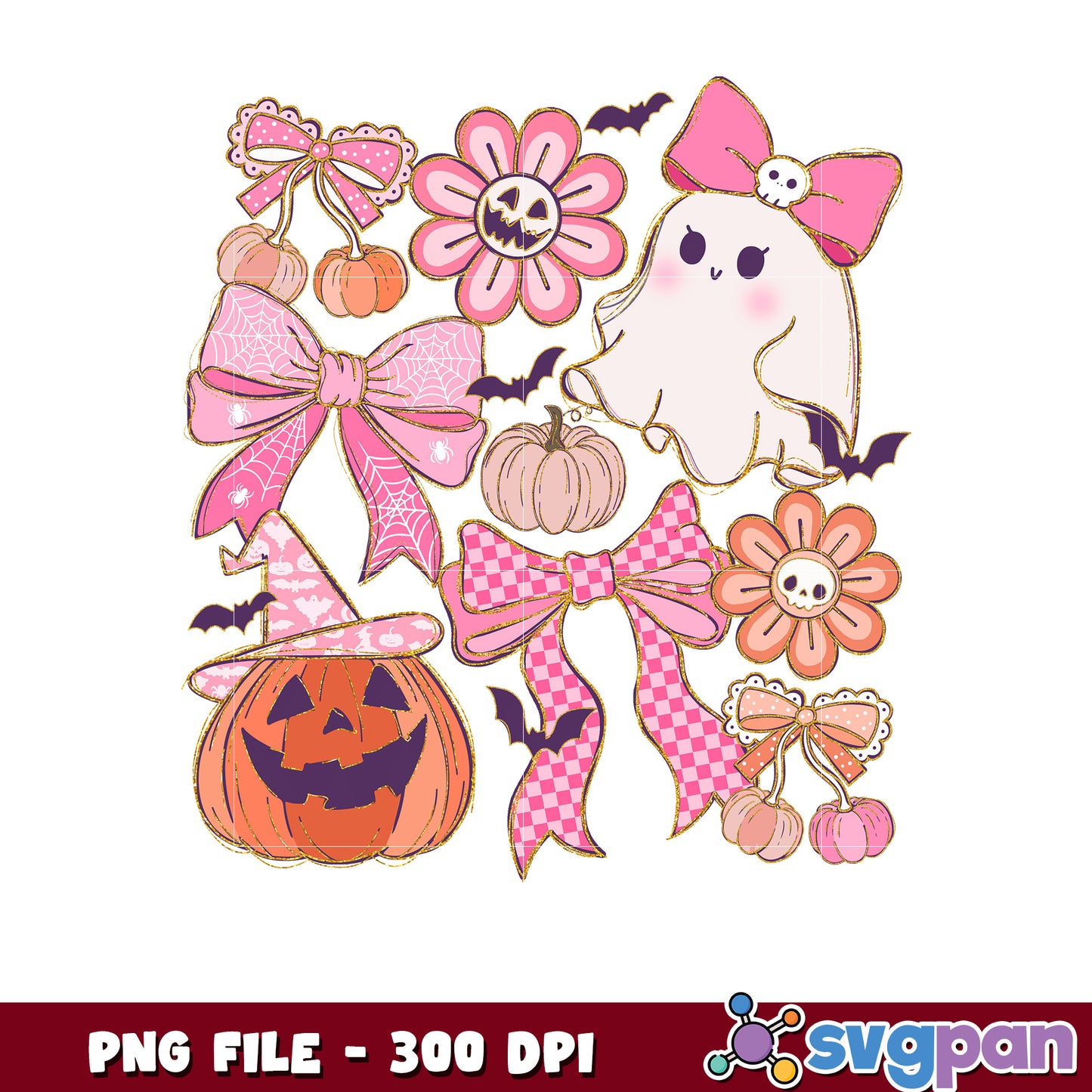 Cute hallowen design png, halloween candy​ png, halloween design png