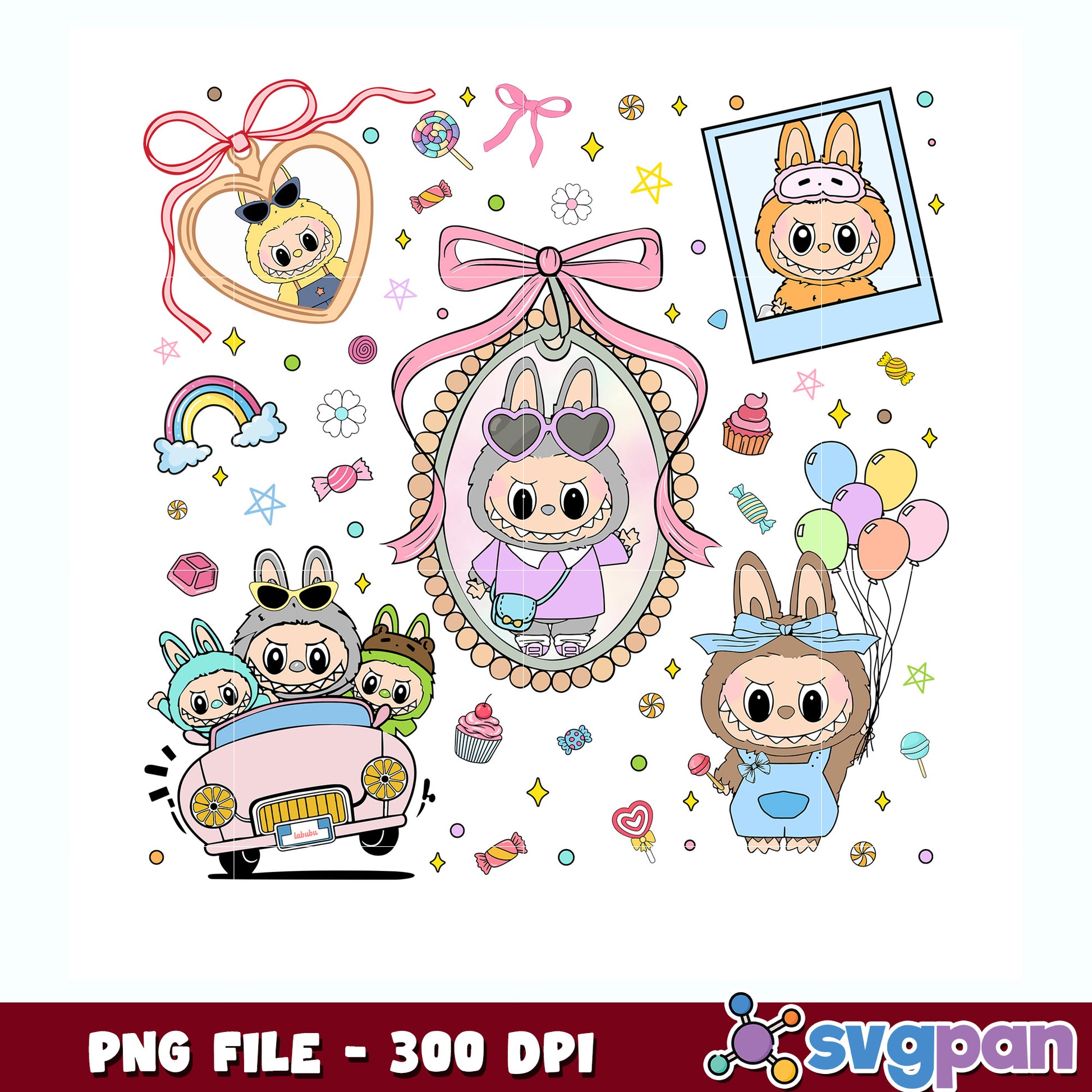 Cute labubu character design png, labubu character png, adorable labubu png