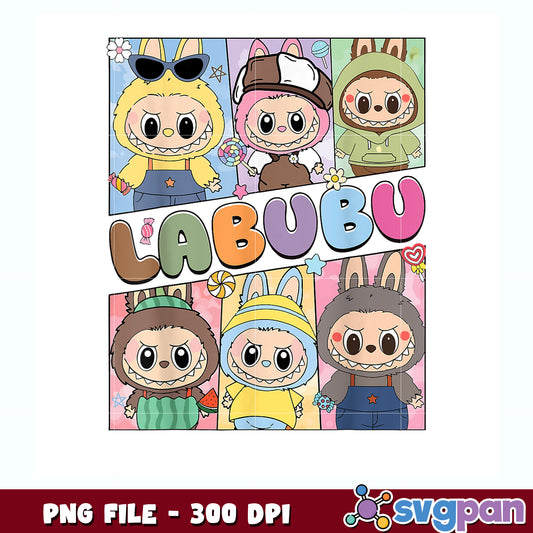 Cute labubu the monsters funny labubu lover png, funny labubu png, labubu lover png