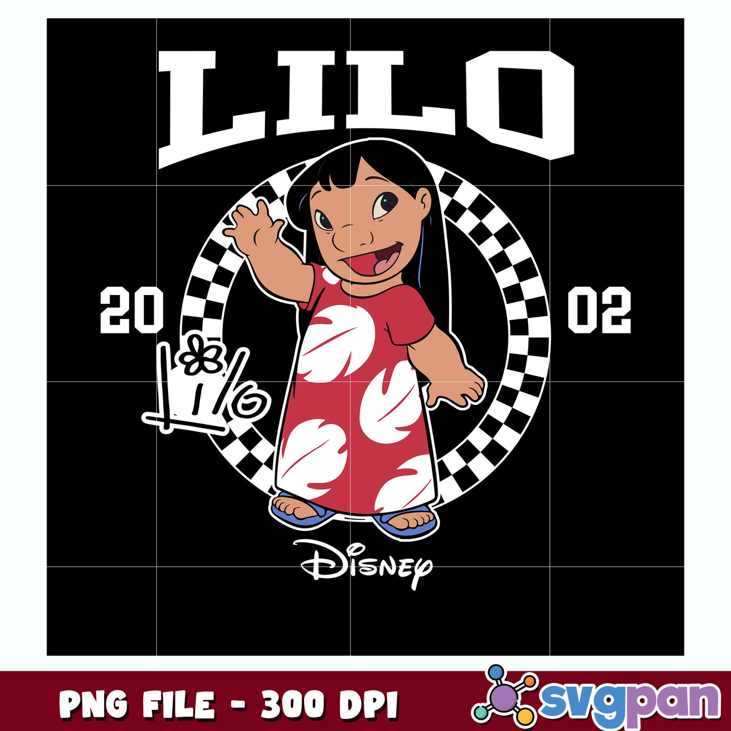 Cute lilo design png,  lilo and stitch png, disney png