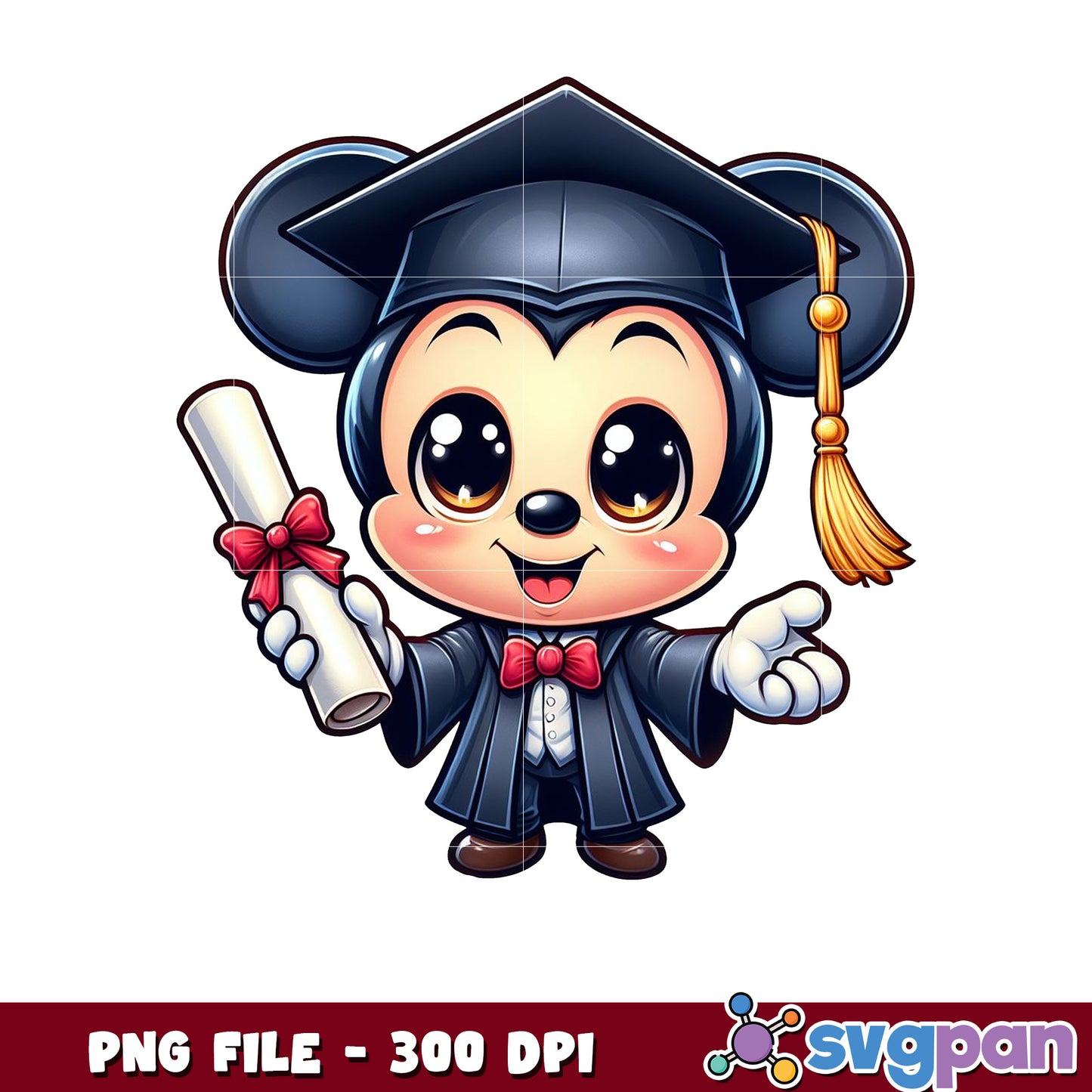 Cute mickey graduate png, mickey mouse drawing​ png, graduate png