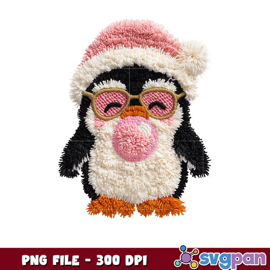 Cute penguin png, spirit christmas​ png, christmas cards​ png