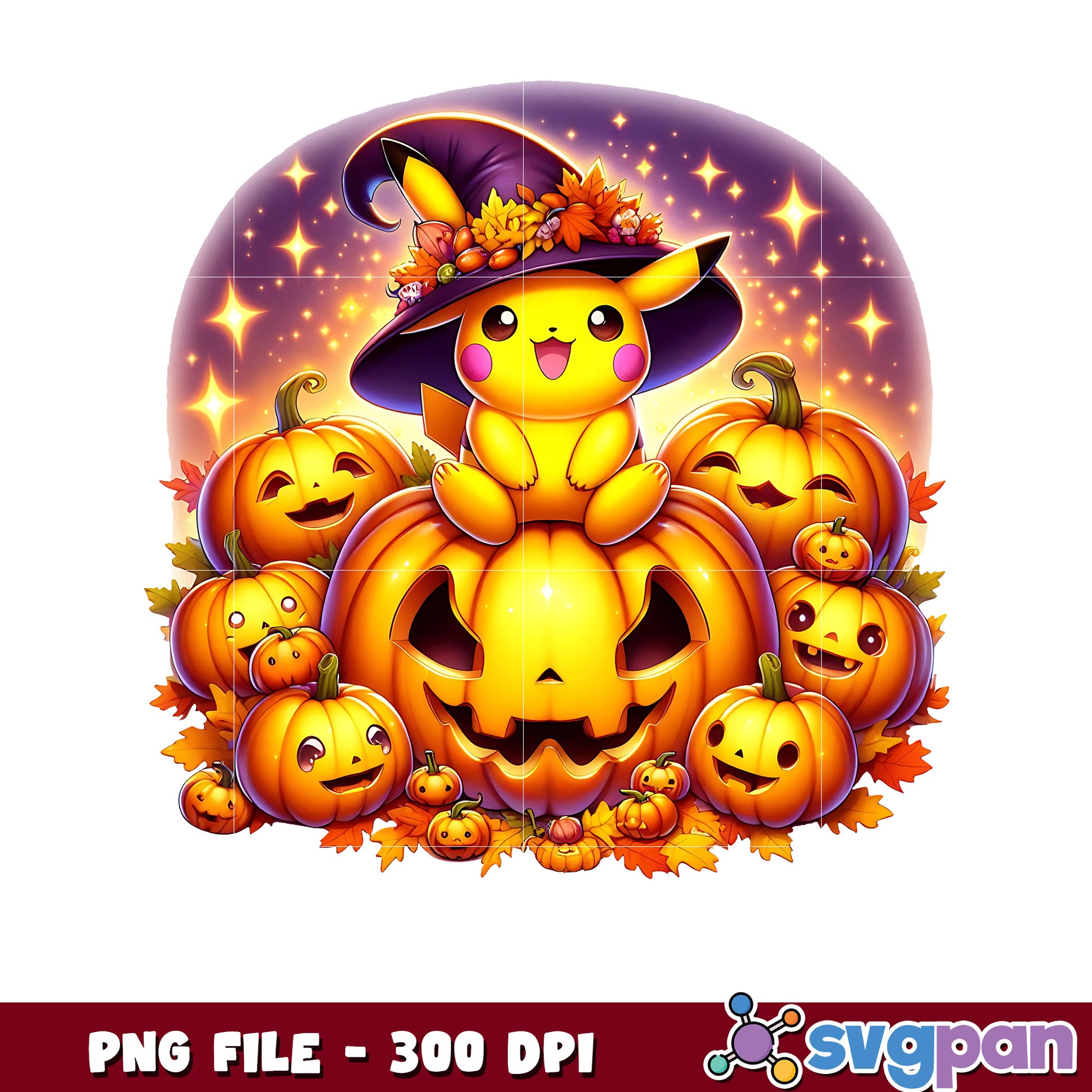 Cute pikachu pumpkin png, happy halloween png, halloween pokemon​ ​png