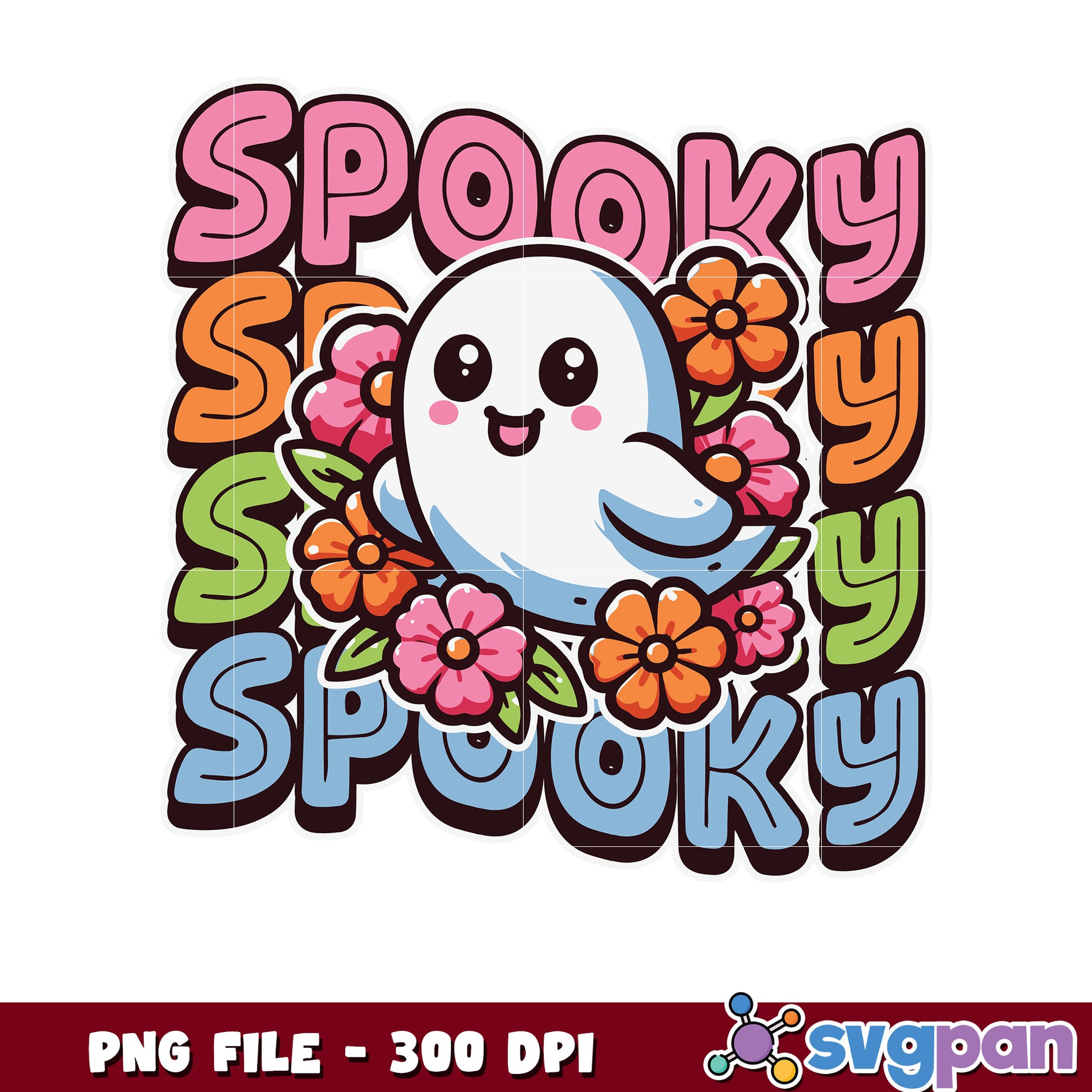 Cute spooky ghoul png, trick or treat png, spooky halloween png