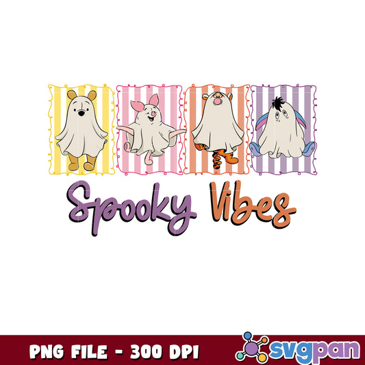 Cute spooky shost vibes png, trick or treat png, halloween skeletons​ png