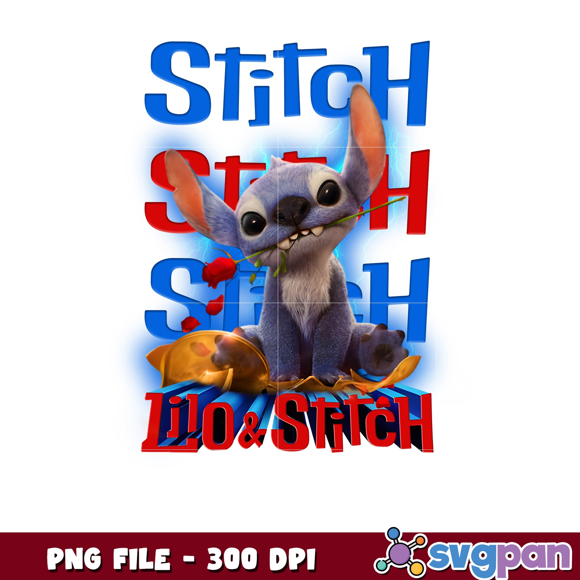 Cute stitch design png, adorable stitch character png, lilo and stitch kawaii png