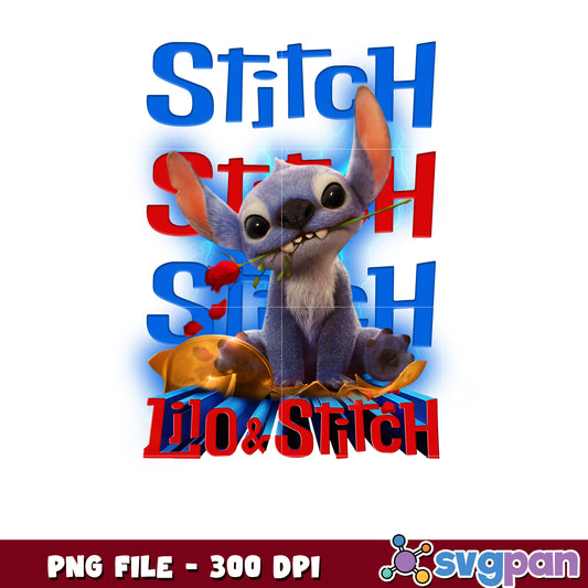 Cute stitch design png, adorable stitch character png, lilo and stitch kawaii png