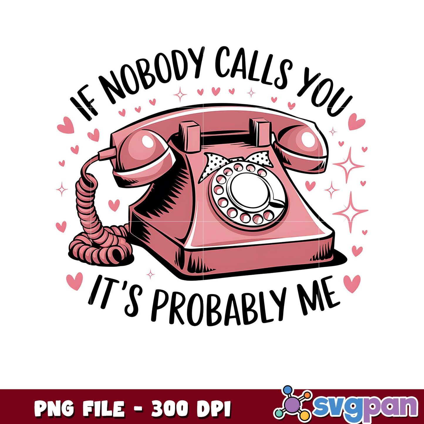 Cute vintage phone design, perfect for creative projects