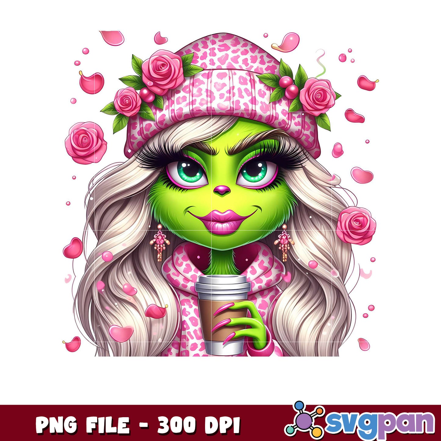 Cute whimsical character design, perfect for digital prints