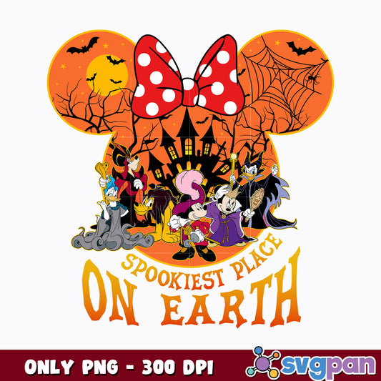 Minnie Head Disney Halloween Family Vacation Png