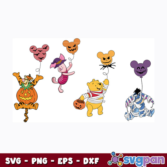 Winnie the Pooh Halloween svg