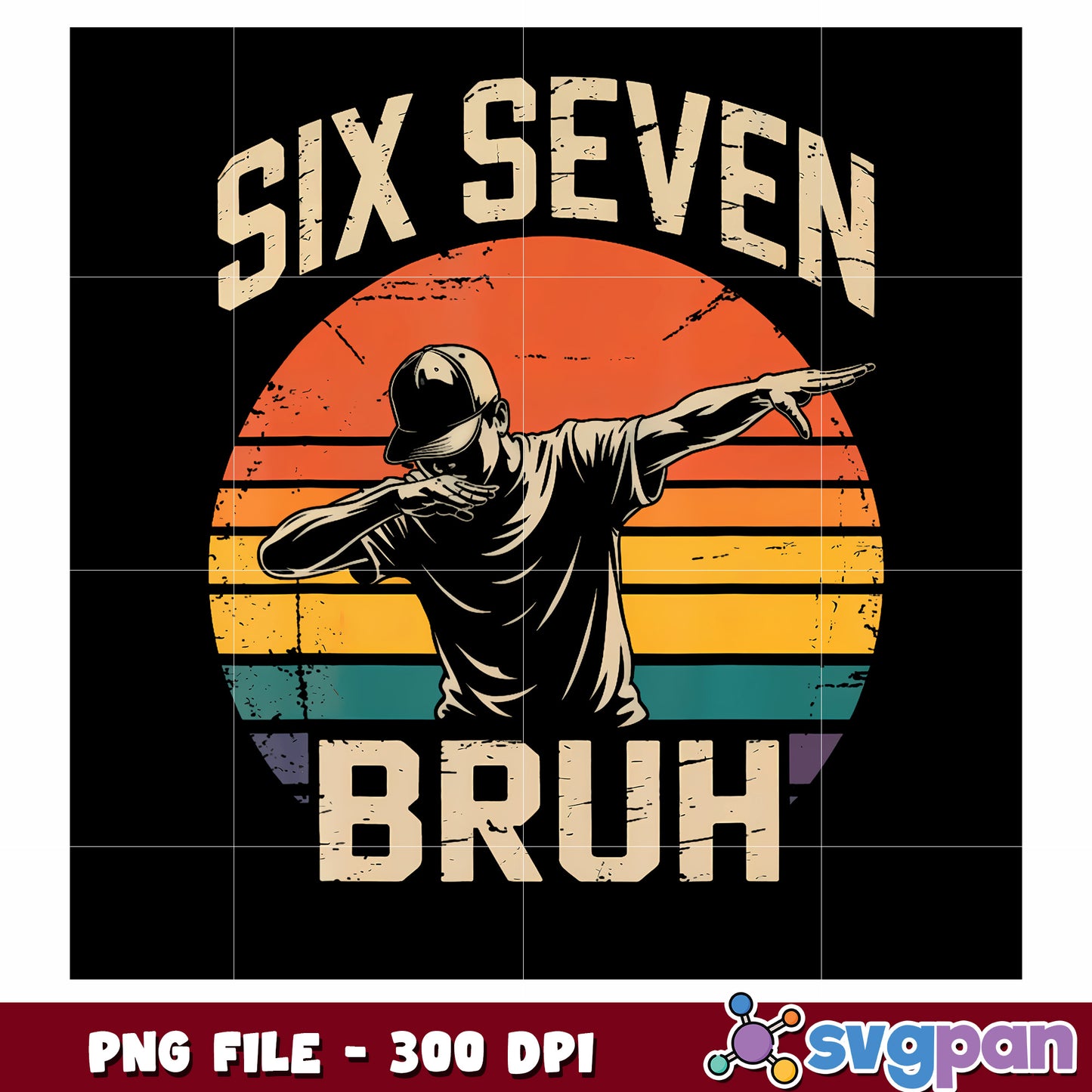 Dabbing Six Seven Bruh Funny png, christmas quotes png, christmas lights png