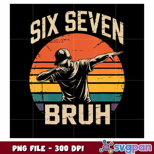 Dabbing Six Seven Bruh Funny png, christmas quotes png, christmas lights png