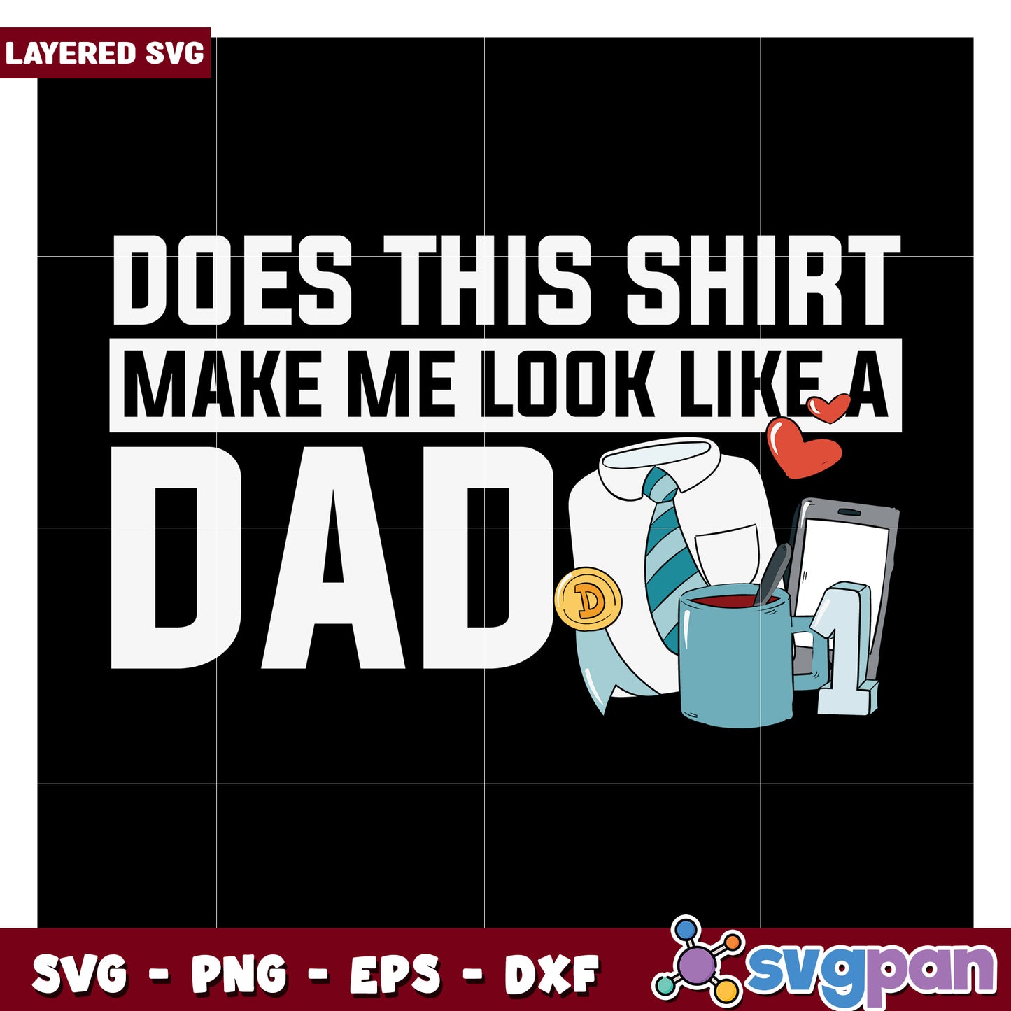 Dad Humor Shirt Design, Perfect Gift for Father's Day Celebrations