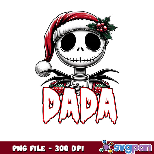 Dada jack skellington png, christmas png, cartoon characters​ ​png