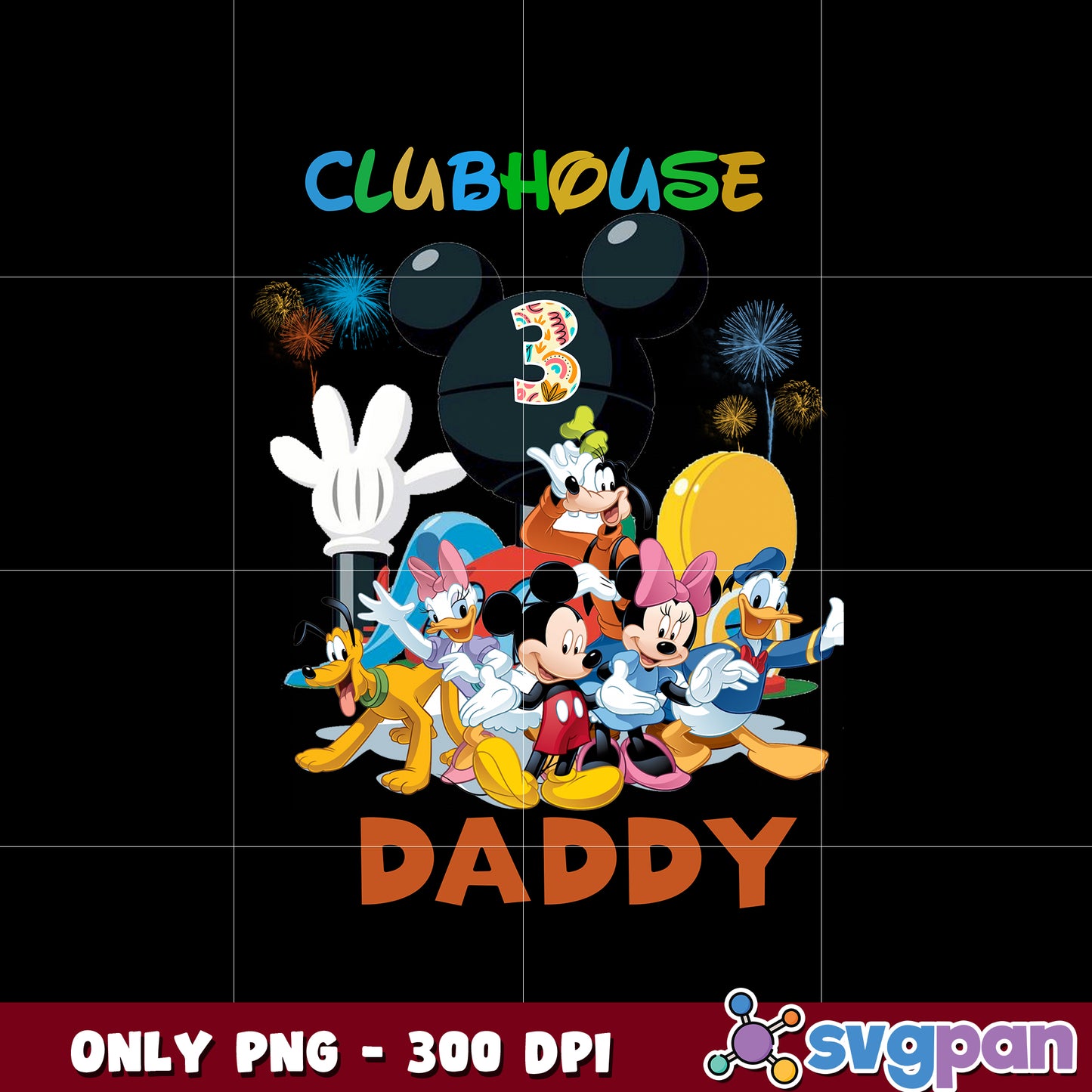 Clubhouse Daddy Disney Mickey And Friends png 