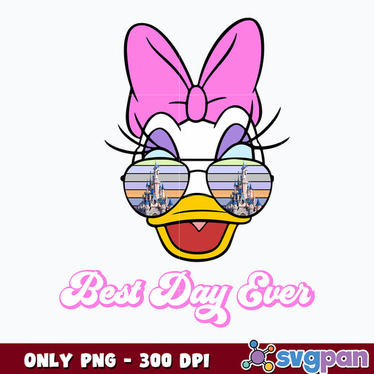 Duck Daisy Best Day Ever png  