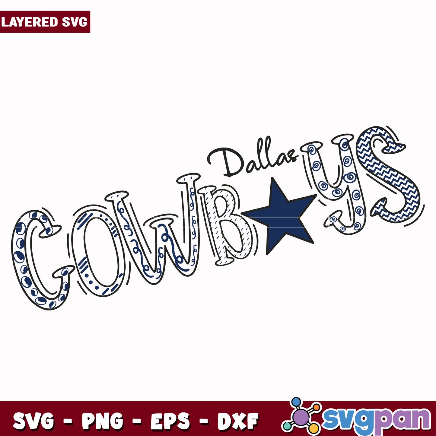 Dallas Cowboys logo design svg, nfl teams svg, american football svg
