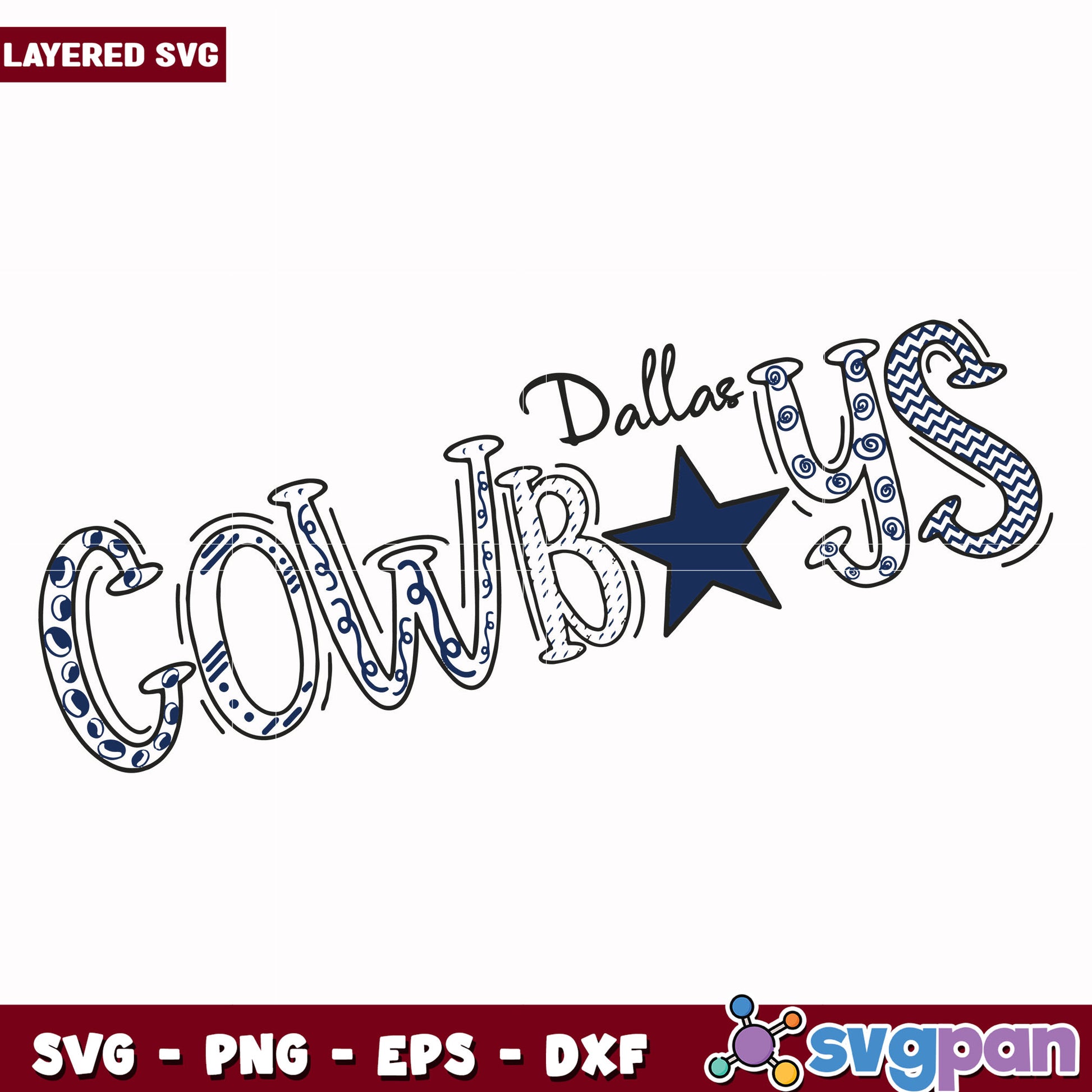 Dallas Cowboys svg, nfl teams svg, american football svg