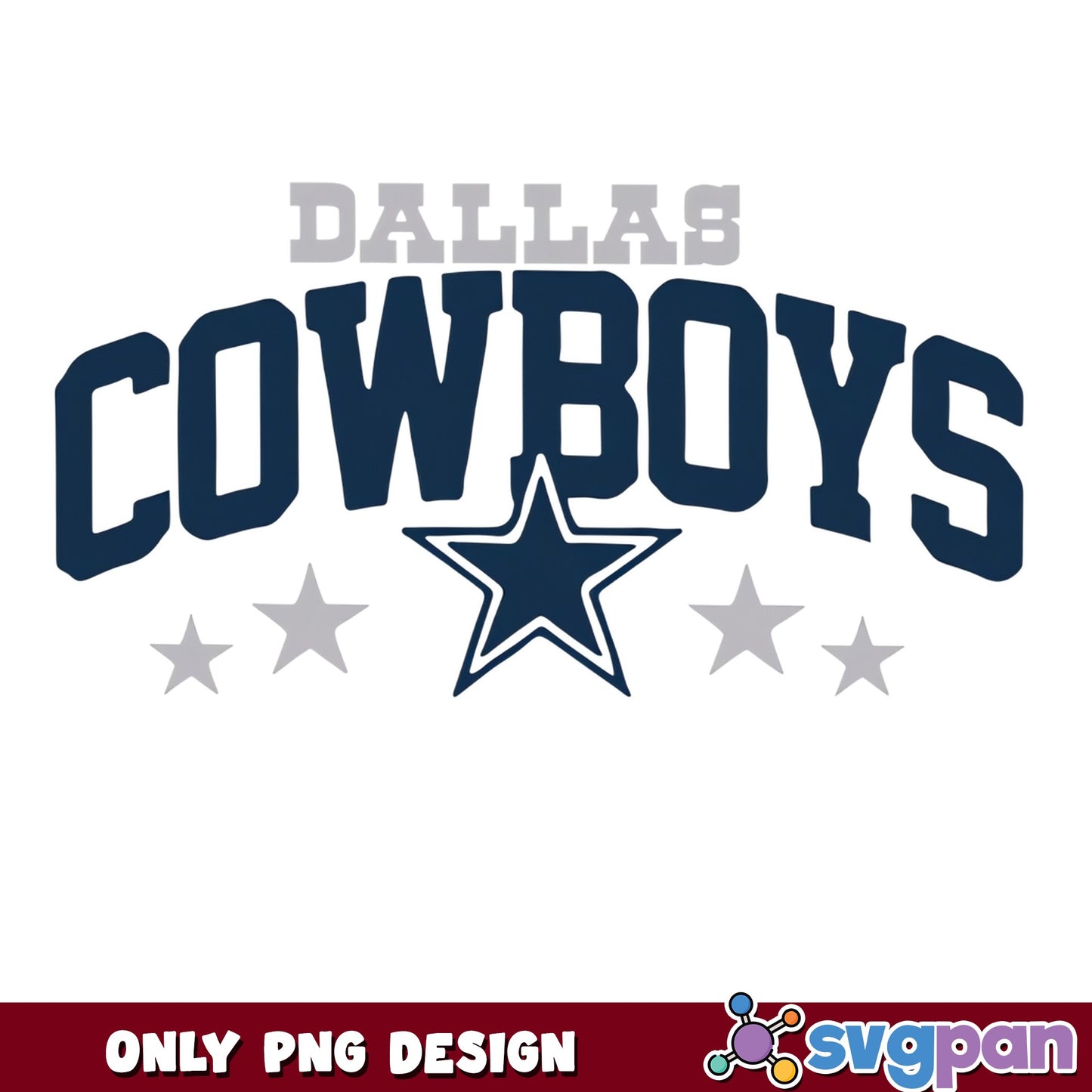 Dallas Cowboys PNG, NFL Football Team Design, Cowboys PNG