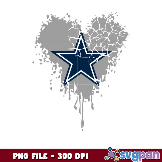 Dallas cowboys painting design png, nfl cowboys, american football games png
