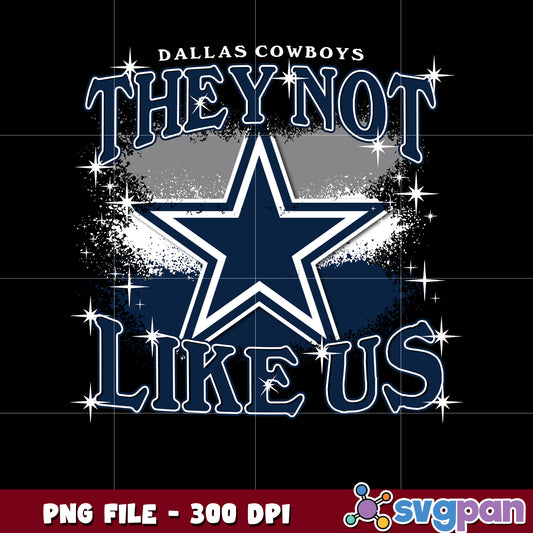 Dallas cowboys team logo they not like us png, cowboys nfl png, nfl games png
