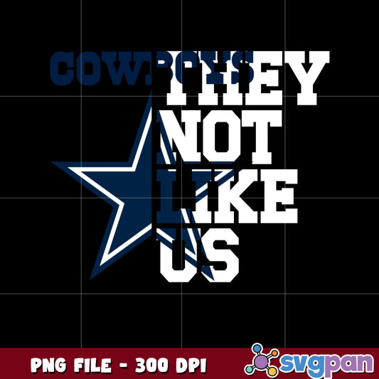 Dallas cowboys they not like us logo png, super bowl 2025 png, nfl teams helmet png