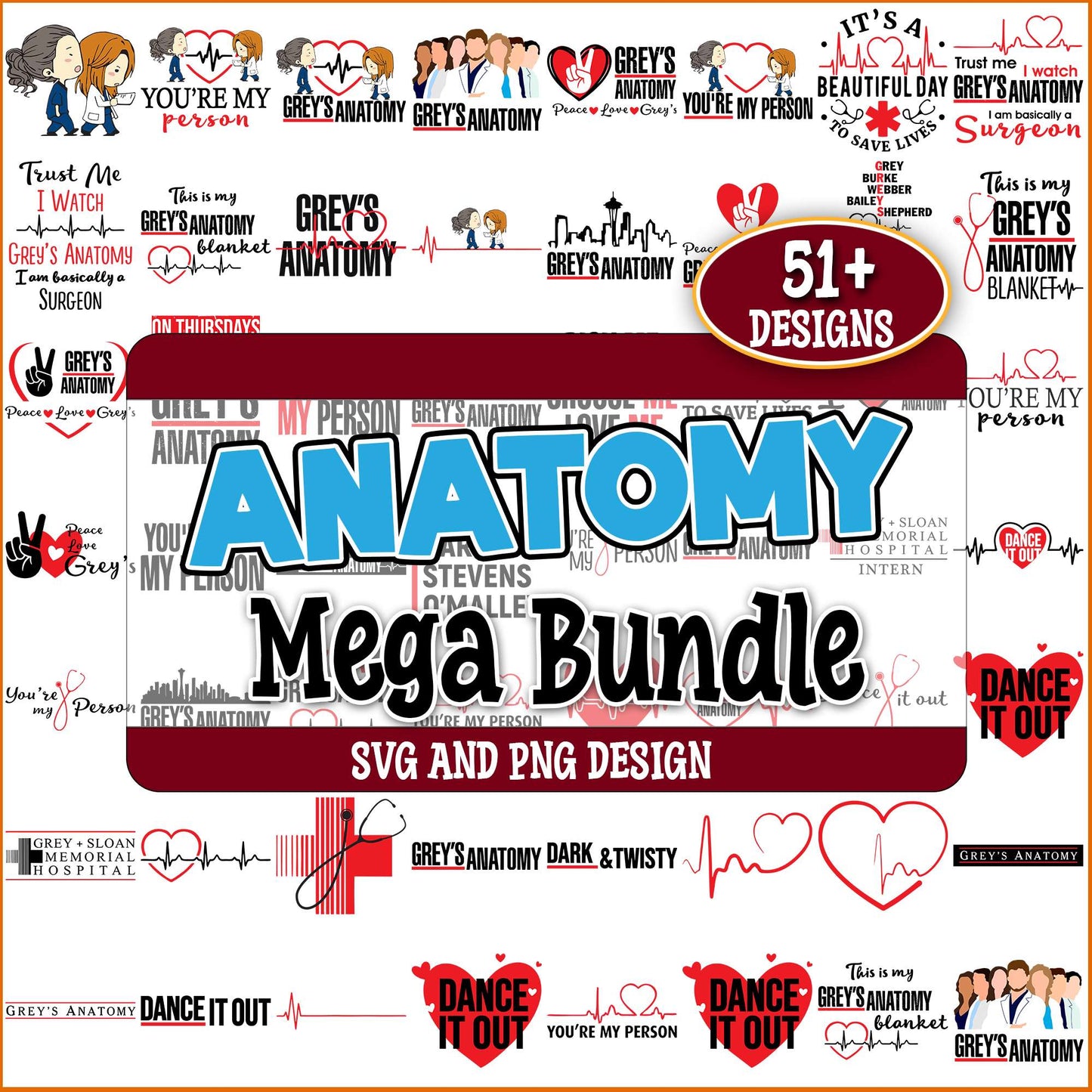 Dance it out svg bundle
