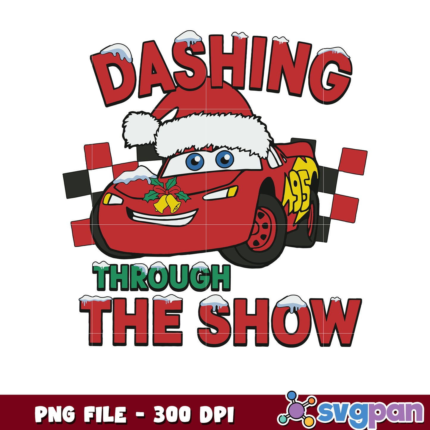 Dashing through the show png, disney cartoons png, cars movie png