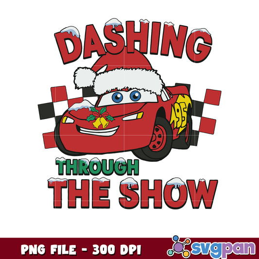 Dashing through the show png, disney cartoons png, cars movie png