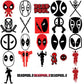 Deadpool funny design svg bundle, deadpool svg, deadpool 2 svg