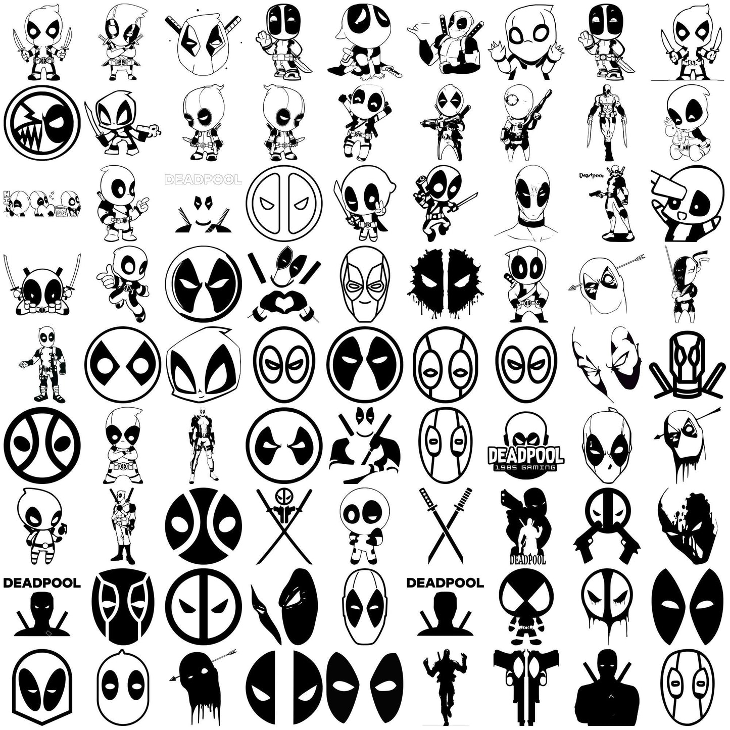 Deadpool sketch svg bundle, deadpool and wolverine svg, deadpool costume svg