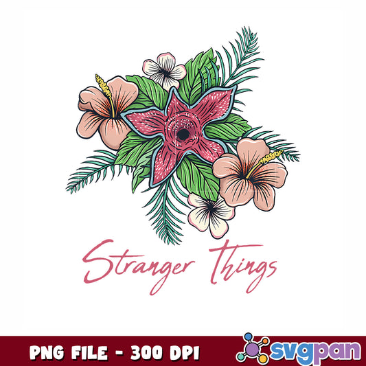 Demogorgon flower png, netflix movie png png, the upside down png png